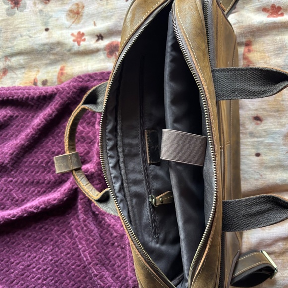 Brown laptop bag - Picture 2 of 3
